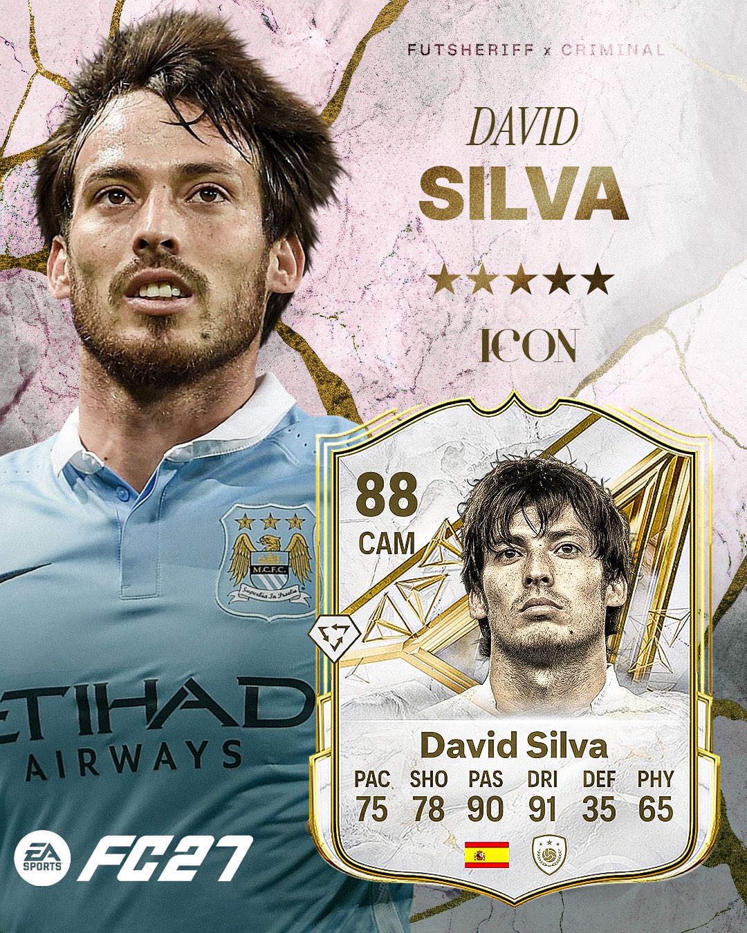David Silva EA FC 27 Icon