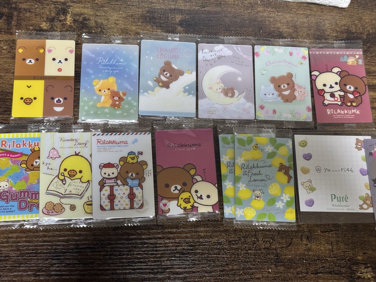 yu___ri46's tweet photo. リラックマ　カード　ウエハース
【求】No.10
【譲】画像のもの
複数枚出し可能です◎（n:1）

📮郵送希望です https://t.co/zYa56Yku1x
