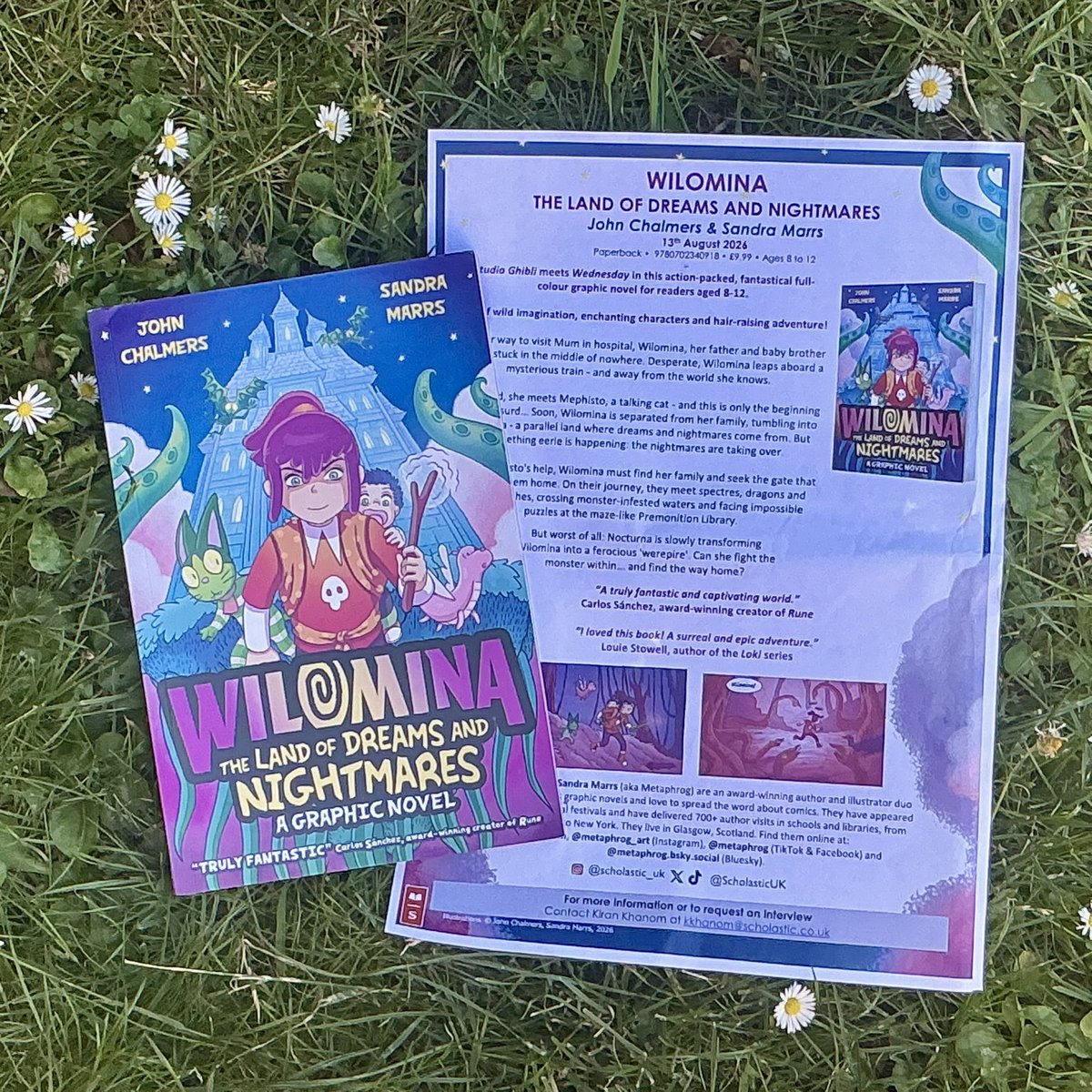 jacquiS21's tweet photo. Graphic Novel Wilomina and the Land of Dreams and Nightmares by @metaphrog has been on my radar for some time so I’m beyond excited to have been sent a copy.

Out 13/08 for 8+ readers, enormous thanks go to @kirankhanom @scholasticuk https://t.co/n4mXAnyjXe