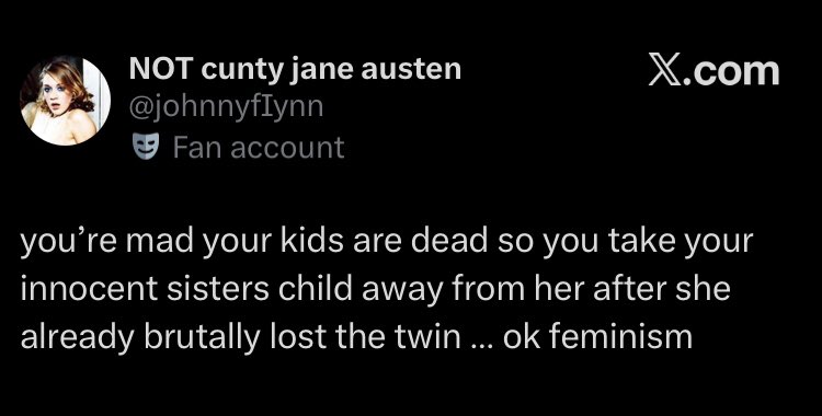 pinkiedown's tweet photo. rhaenyra shoulda thrown them kids to boiling soups https://t.co/uxJjjqdde5