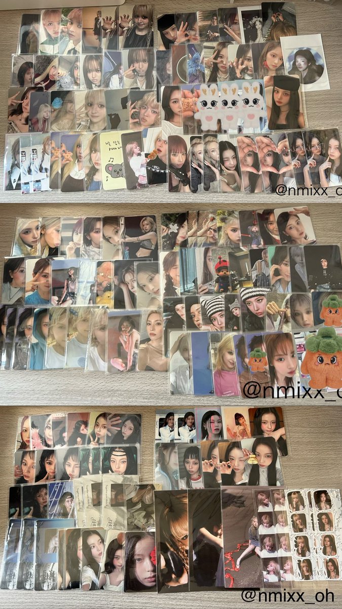 NMIXX トレカ交換 更新② 譲⇨画像参照 求⇨未所持ヘウォン・買取 ※8/9