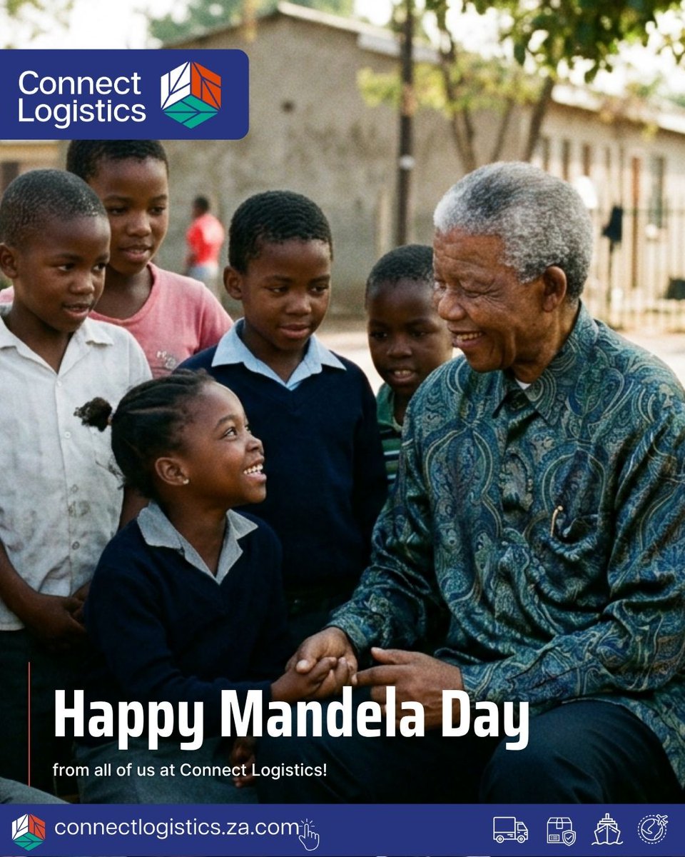 C_LogisticsSA's tweet photo. This Mandela Day, we’re reminded that 67 minutes can create a ripple of change that lasts far beyond a single moment.

Whether it’s lending a helping hand, supporting a local initiative, or simply showing kindness where it’s needed, every action counts. https://t.co/FyX18vSfB2