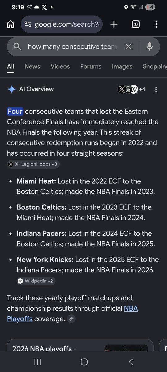 StoneFace4's tweet photo. If this trend continues then the #cavs are in the #finals next year. Probably vs #spurs which would then be 20 years from their last finals match up. #LeBron #redemption. #NBATwitter https://t.co/7D3mH3cr90