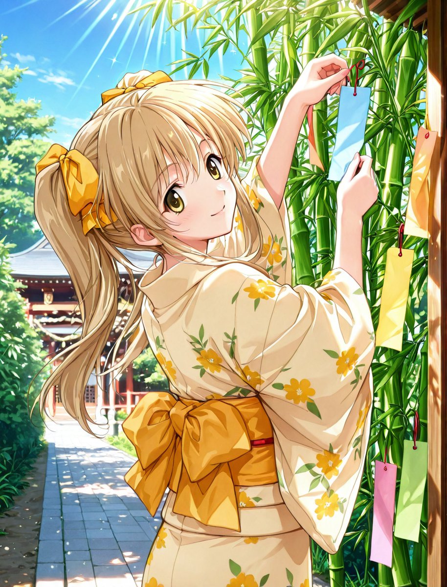 ASANAGILEMU's tweet photo. 火曜日です。
七夕ロマンチックでみなもパワー全開です！

本日は7/7七夕ということで、
ロマンチストみなもちゃんの浴衣衣装です。
伊勢物語のくだりとか覚えている人いますか？
（メモリーズオフ1st／伊吹みなも） https://t.co/rjbTFNTgBI