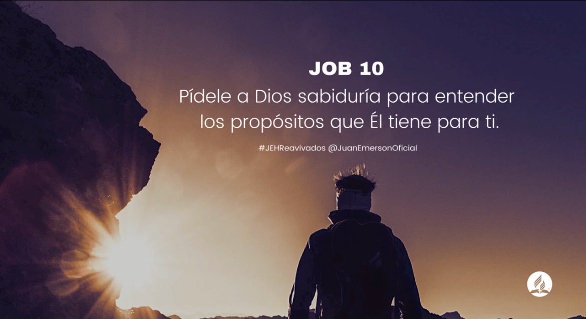 JuanEmersonHer1's tweet photo. #Job10 - HAZME ENTENDER Y NO ME CONDENES - Job se queja de sus aflicciones; desea un descanso antes de morir Y pide a Dios que le ayude a entender por lo que está pasando.
Si deseas escuchar la explicación ver:
https://t.co/2N3fOs3lWi
#RPSP #capitulodiario https://t.co/Yvo57HFAks