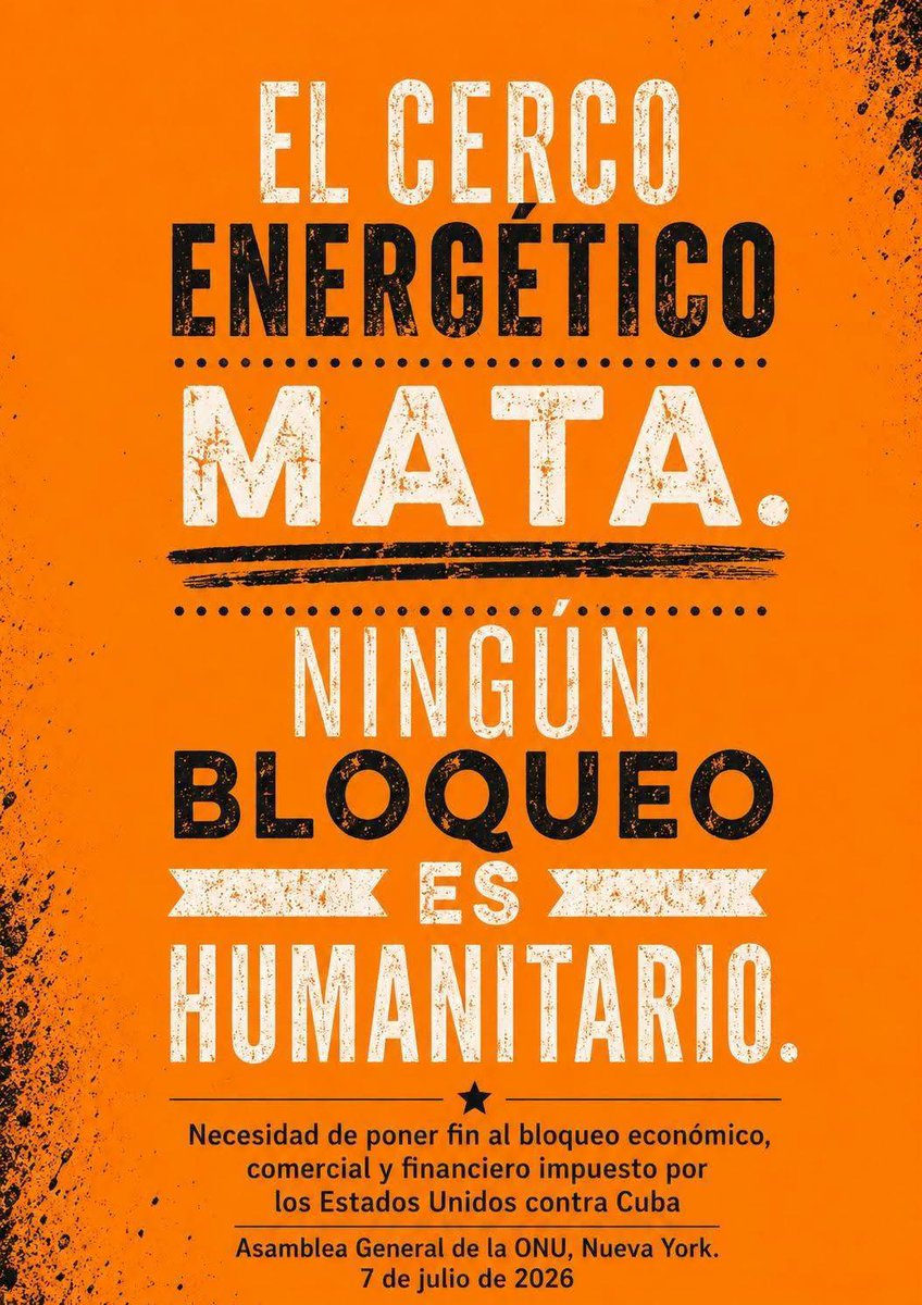 CubaEmbaChile's tweet photo. #Cuba no es una amenaza. El bloqueo sí.

#TumbaElBloqueo https://t.co/J6MGC9zkn7