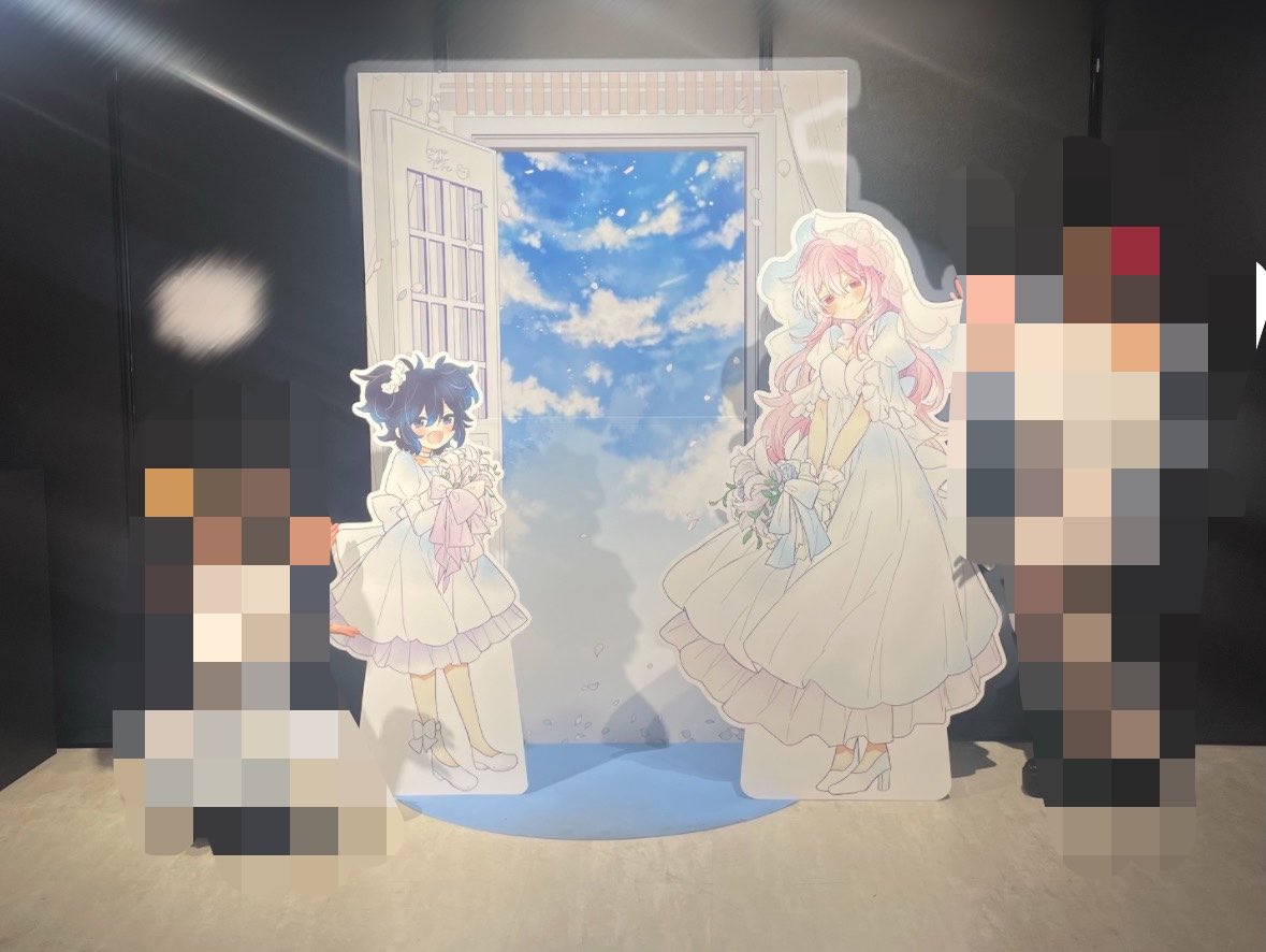 ryu_i_hato's tweet photo. @maaaaaa_44 これも有楽町だった！
無料展示だけど、こっちの方が参考になるかも
公式が後日談と特大パネルがあります〜って言ってるから、展示メインなのは確定かと https://t.co/wjDIrQlQ4n