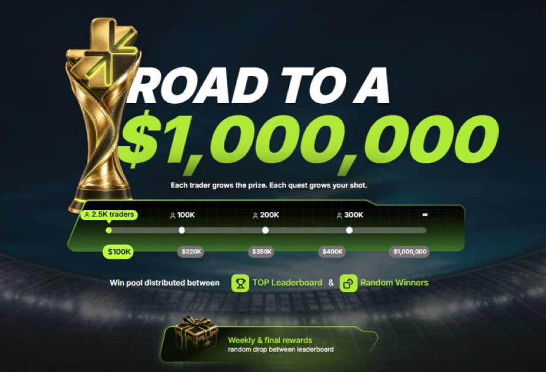Zayed232132's tweet photo. Not verified, not a pro trader… still farming on @trylimitless 👀

$1M Road to Legend campaign is live.
Market slow? Good. This is the time to grind.

$800K → top 1,000
$200K → random rewards (anyone can win)

No need to trade big.

Post on X → earn XP
Do simple tasks → https://t.co/W8vQTlq4Gm