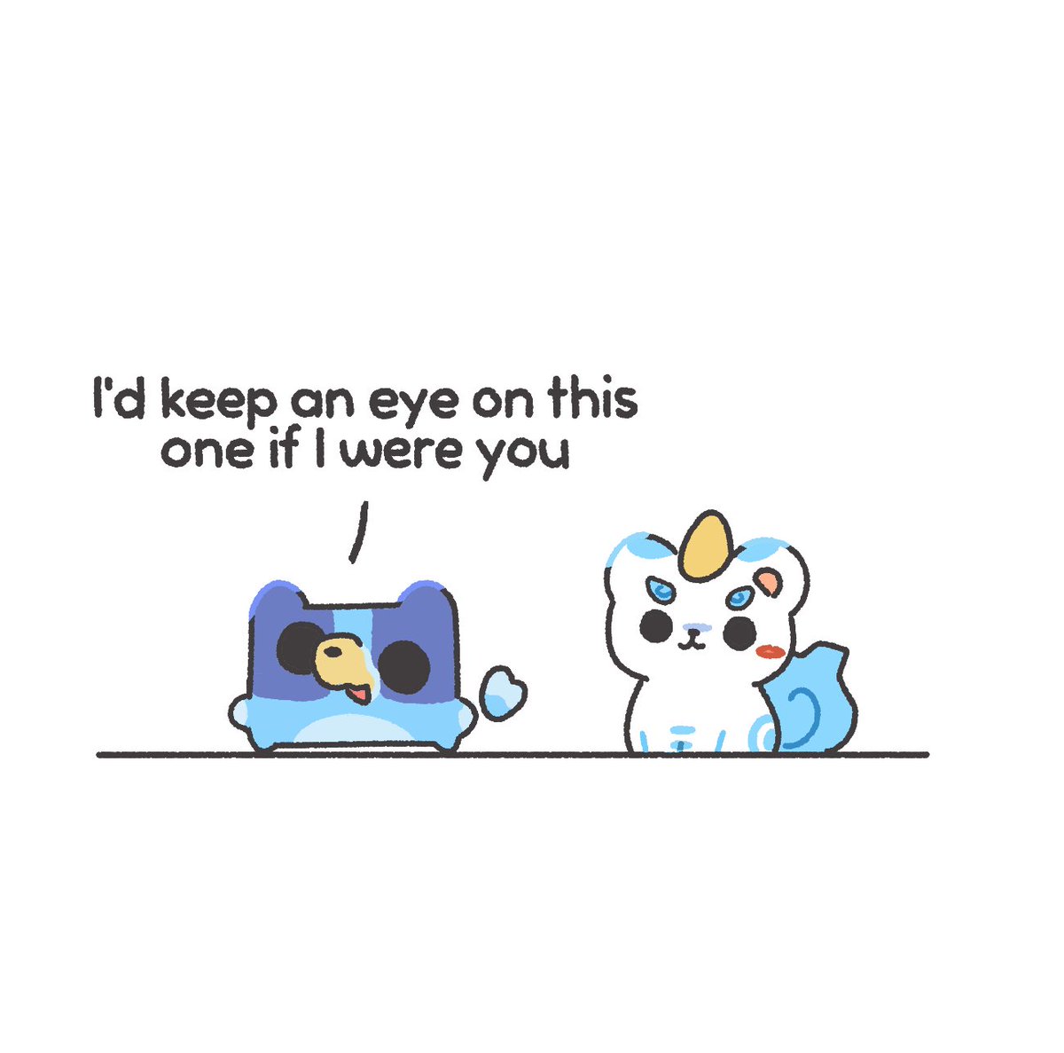 Onipensai's tweet photo. New blue dog 1/2 https://t.co/nFsGakTWh4