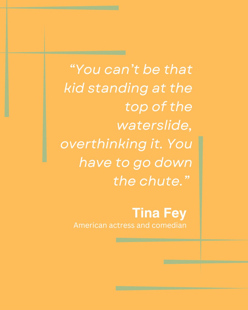 SuzVasbinder's tweet photo. You can’t stand at the top overthinking forever.
Sometimes, you’ve just got to take the leap and go down the slide. 🎢
Progress starts with action—trust yourself and go for it!
#taketheleap #stopoverthinking #justgoforit #actionoverfear #trustyourself https://t.co/Yzybrwp88O