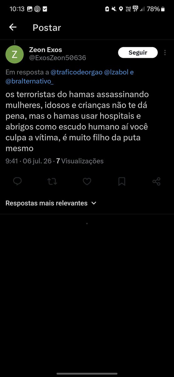 traficodeorgao's tweet photo. @ExosZeon50636 como ele bloqueou as respostas irei vir até aqui
primeiro que eu em nenhum momento disse que apoio o Hamas, mas sim que estou do lado da palestina e contra o estado de israel que pulverizou gaza e assassinou milhares de crianças, diz ele que o Hamas usaram+ https://t.co/pOpPKc1MoJ