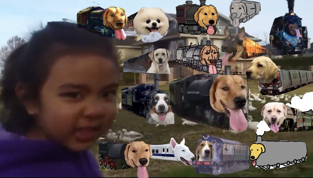 Letterj33's tweet photo. Look at all those Train Dogs 😋 https://t.co/HqZgcX2pSj