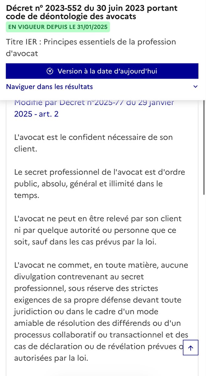 palais_au's tweet photo. Le secret pro de l’avocat

Le secret est prévu par la loi non dans l’intérêt particulier d’un client, mais dans l’intérêt général de la Justice : 
pour permettre à l’avocat de renvoyer une image de confiance envers son rôle permettant à l’institution judiciaire de fonctionner
/1 https://t.co/VSAvyrA0N5