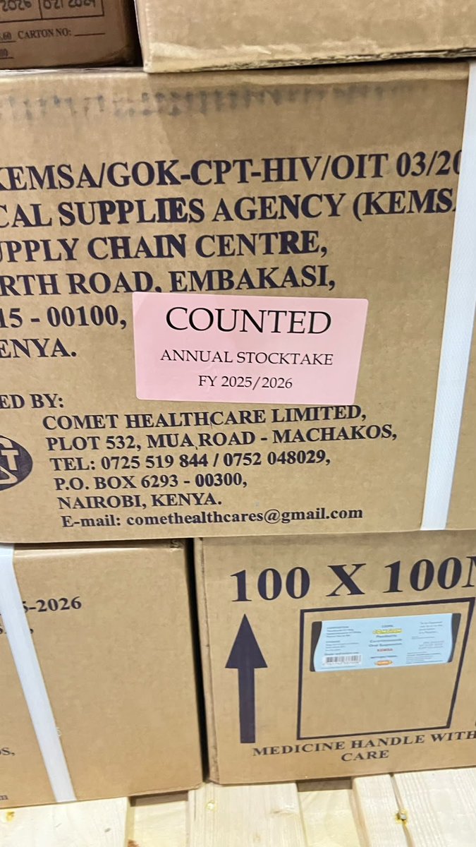 Kemsa_Kenya's tweet photo. THE COUNT BEGINS
 
KEMSA stock take is officially underway! Today marks the beginning of our inventory verification exercise, a key step in ensuring accurate records, accountability and efficient management of health commodities.
#KEMSA #StockTake #SupplyChain #Healthcare https://t.co/3WSCbk8lU6