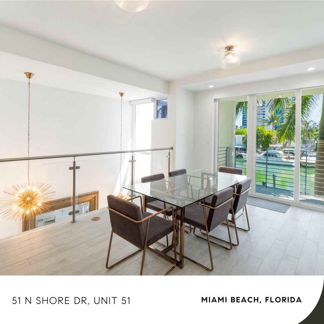 MGroupLuxury's tweet photo. JUST LISTED ✨

Imagine waking up to stunning canal views, surrounded by high-end Restoration Hardware design. This fully furnished 3-bedroom, 3.5-bathroom waterfront townhouse is the epitome of turnkey luxury.

Spanning multiple levels—complete with a private elevator and https://t.co/diWBepMY6z