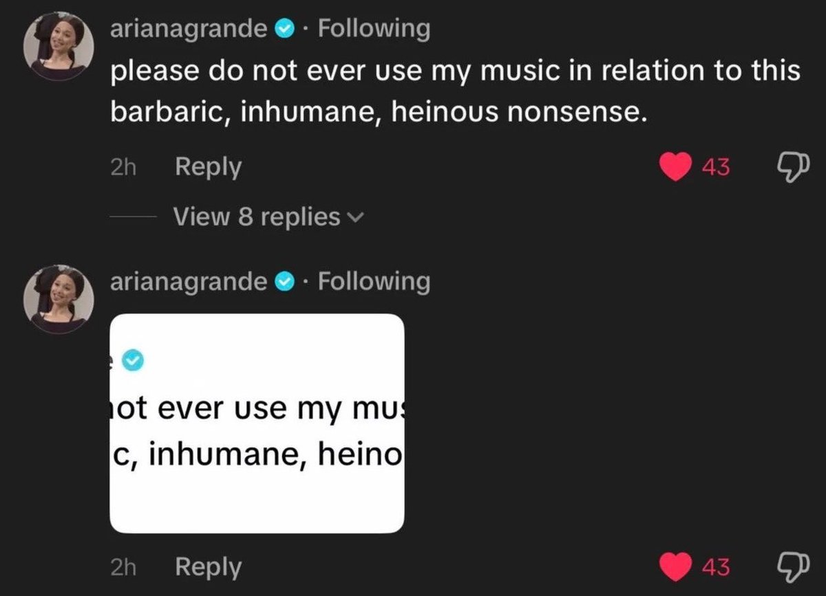 acervoarii's tweet photo. gente vocês NUNCA vão colocar a ariana numa narrativa de apoio ao trump

ela é tipo a pabllo vittar deles, foi uma das primeiras grande artistas a posicionar contra o trump desde >> 2016 << https://t.co/K02M2RWMAB