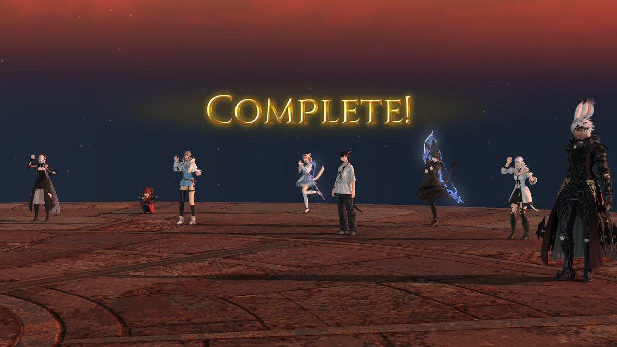 makinton_ff14's tweet photo. お疲れさまでした。 https://t.co/pJZjSzCt0E