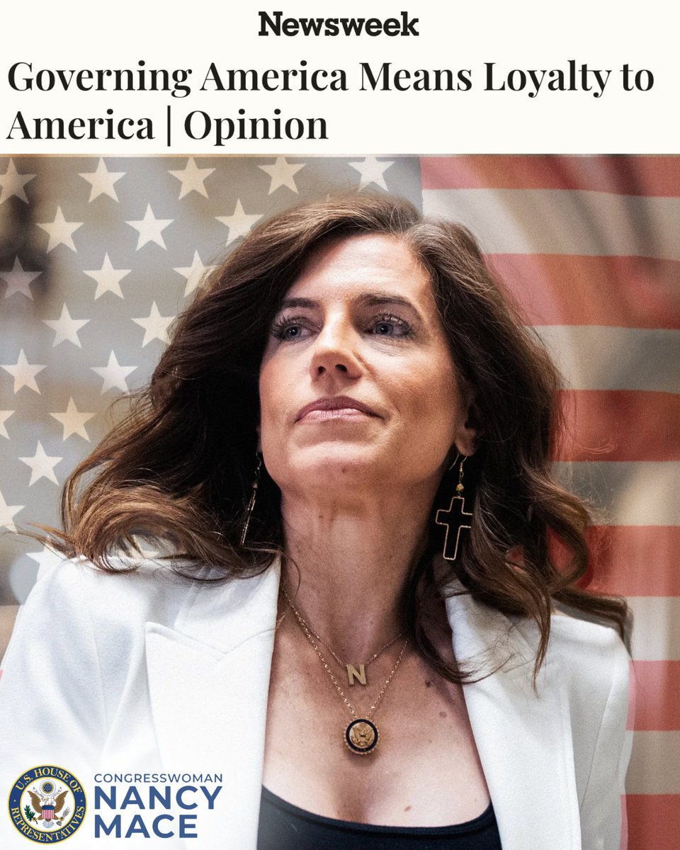 RepNancyMace's tweet photo. A foreign-born federal judge, Sparkle Sooknanan (yes, this is her real name), BLOCKED the Trump Administration from verifying who is eligible to vote in American elections. Months before the midterms.

The ruling is questionable. But the real problem runs far deeper than one decision and one judge. Sparkle is just the latest example. Ilhan Omar. Shri Thanedar. Pramila Jayapal. Foreign-born officials in positions of power, proving time and again their loyalty is not to America.

We introduced legislation to close this gap for GOOD. If you hold power in the American government, your loyalty belongs to America. 

Read the full op-ed: https://t.co/QFOn8f4kYu