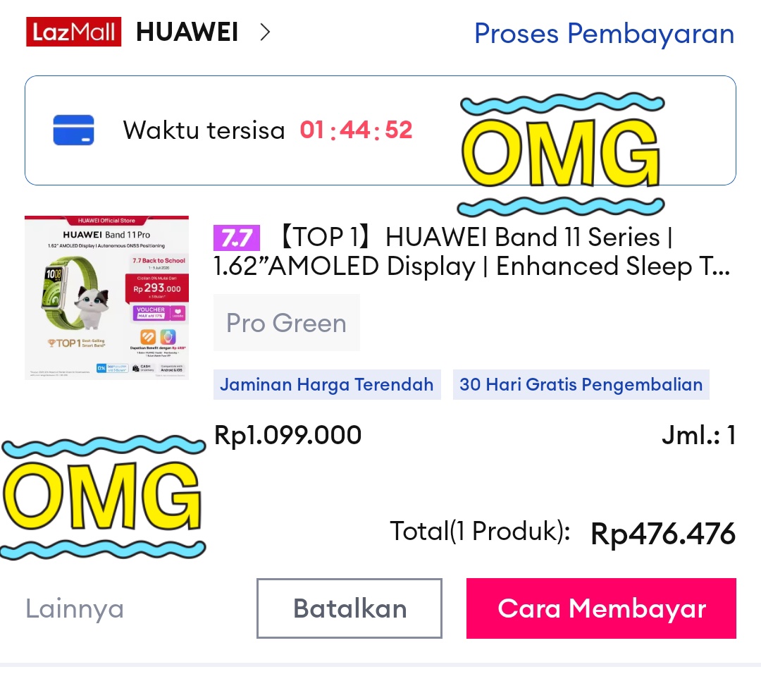 amerta_sa's tweet photo. Hari ini lebih murah guys
Ayuk kembaran huawei band ijo royo-royo inii https://t.co/9BeB2jnNsN