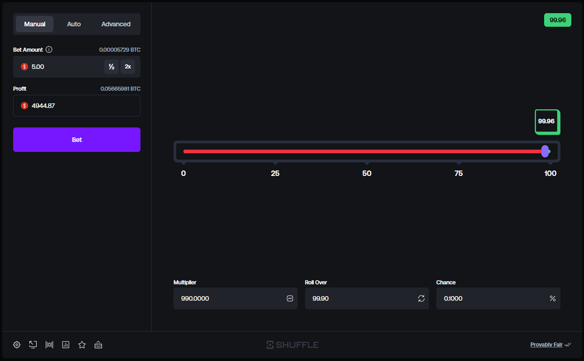 ObieSlots's tweet photo. One click? bro wtf... @shuffle 
$5 -> $5,000

Tipping random Shuffle accounts right now! 🤑

RT + Comment Shuffle username 

#dice #shuffle #codeobie #obielegit https://t.co/5MigY2kBcC