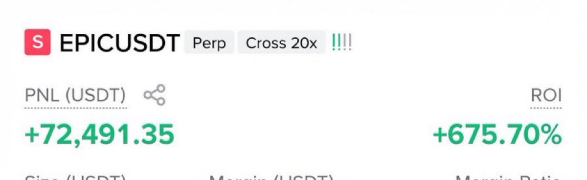 RANDYKELV's tweet photo. $72,000 - $EPIC #EPICUSDT 

2 Stop Losses Hit - $8,100
 Take Profit Hit - $72,000

$65,000 🔥

I’m about to close this position.

Click  👇🏿👇🏿 to join  our free  signals group. 

https://t.co/ZCG4YEqDoh https://t.co/6jl0VS6Dk6