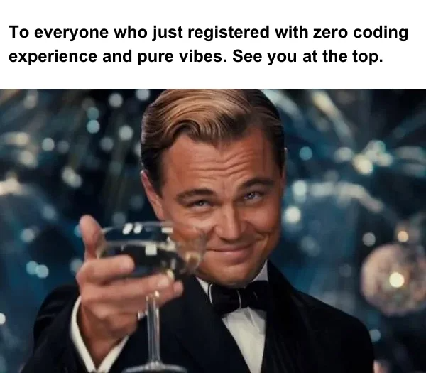 miniappscomp's tweet photo. The Mini Apps Competition is live and Cycle 1 has officially started.

To the vibe coders, the AI builders, and everyone who registered with zero coding experience, this one's for you. 🥂 https://t.co/OUVzbXapM0