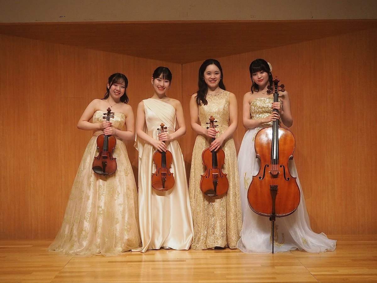 vc_mra's tweet photo. 2026.7.3 Étoile Quartetto 

無事に終演いたしました！
ご来場くださった皆様、ありがとうございました🙇🏻‍♀️✨

素敵なメンバーと一緒に音楽を作る時間は本当に楽しく、あっという間でした💝

またこの4人で演奏できますように！ https://t.co/lgQlVMZAUX
