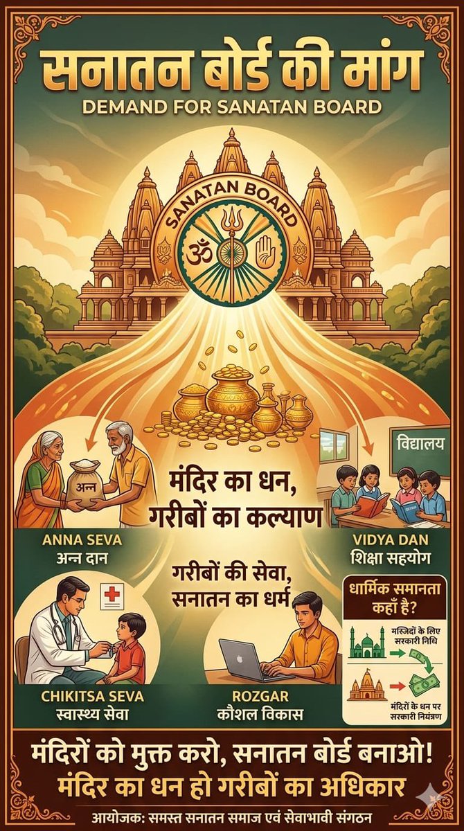 Saniya3eqe's tweet photo. समय कि मजबूरी है सनातन बोर्ड जरूरी है #we_want_sanatan_board
#SanatanDharma 
#shridevkinandanthakurjimaharaj https://t.co/NETZuZhOY3