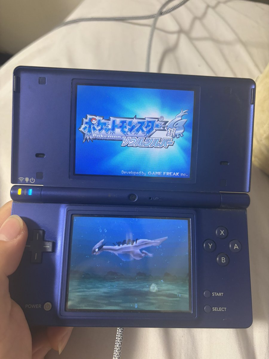 squid_Rune's tweet photo. DSiでソウルシルバーをやる男 https://t.co/9ugUjRFE5m