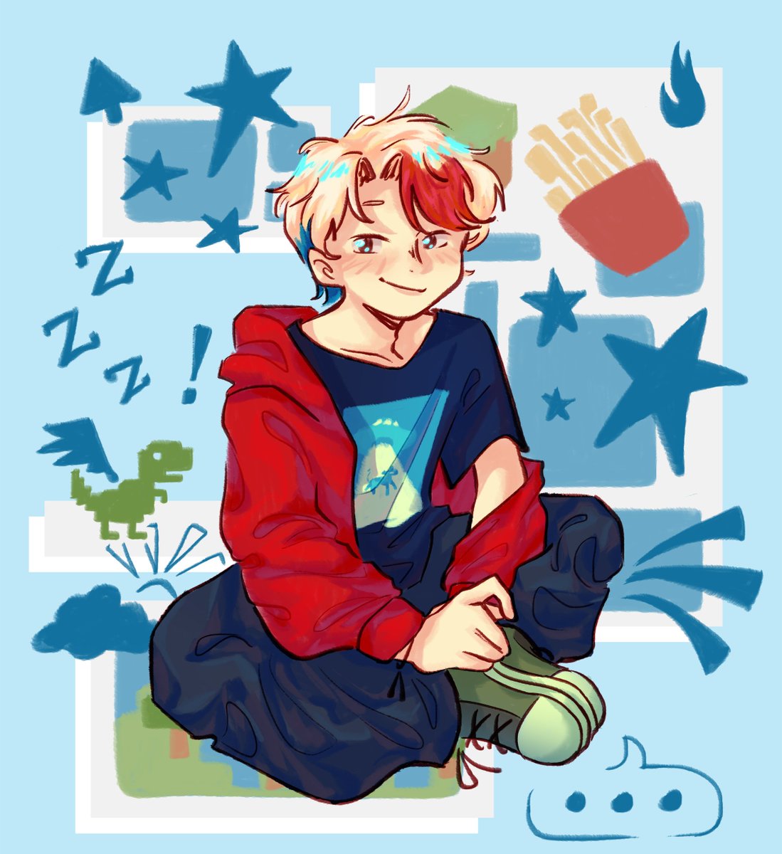 JalaxyKat's tweet photo. first attacks this artfight against @/Mango_Soup and @/W0oooolf !

my mantra going into this month was "it's ok if it's bad, just do it!!" yet looking at these next to last year's work, I think I may still see some improvement? https://t.co/cfU0a6WRrc