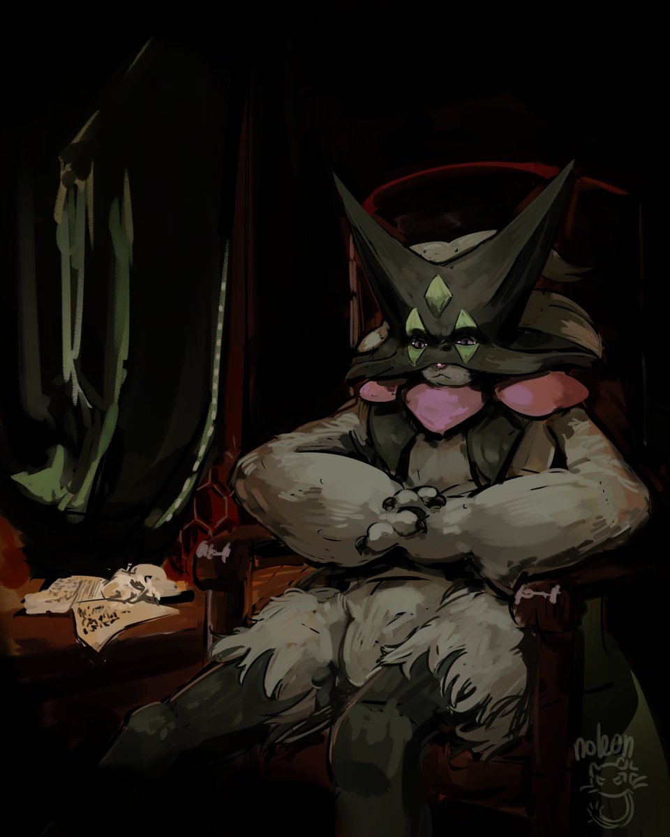 art_noleon's tweet photo. Stańczyk Meowscarada 
#マスカーニャ #Pokemonartㅤ https://t.co/M4MjUu9fU2