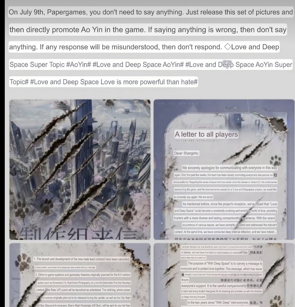 cxc_cherry's tweet photo. Talking about “hacker role” I saw a very cool possible response they could do on Weibo proposed by a Valko defender 👇
@Love_Deepspace couldn’t answer because #Valko took control of the entire system 😏
#BringBackValko https://t.co/EqBfiQMEKI