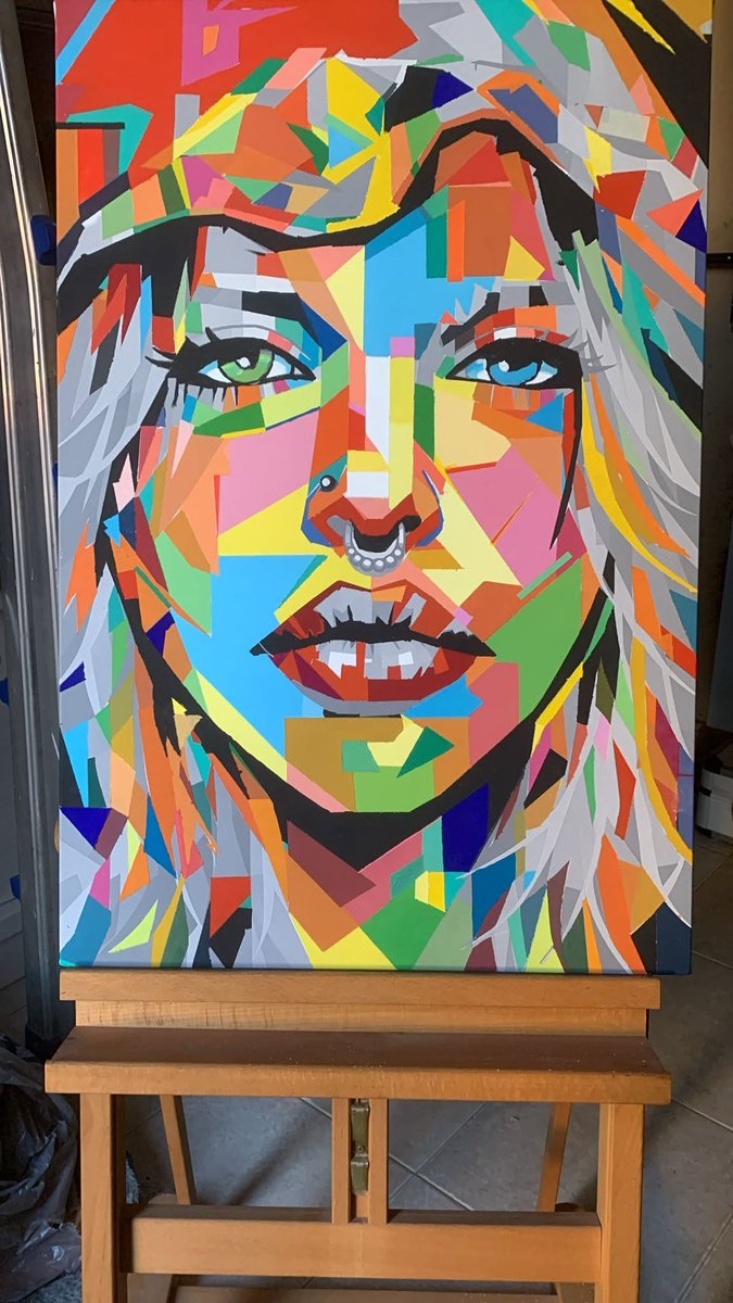 FScarfato's tweet photo. Mia figlia Dasha pop-art style anni '70 https://t.co/5e2ClGLCYv