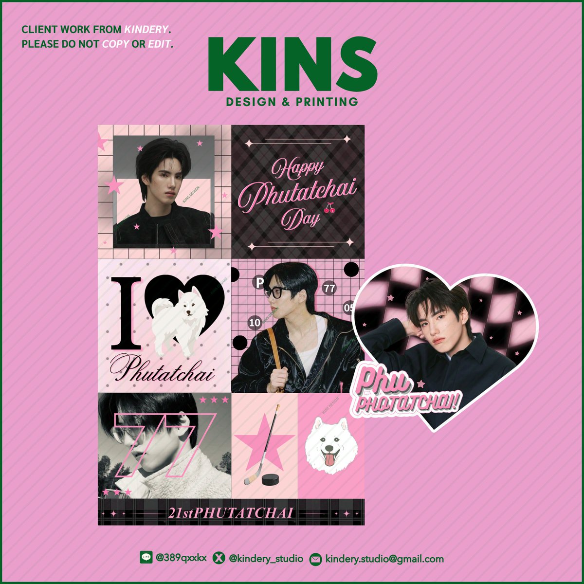 kindery_studio's tweet photo. Kin’s Design #KinderyWorks 
👩🏻‍💻รายละเอียดเพิ่มเติม: https://t.co/D5irAE1QBG
สอบถาม DM หรือ Add Line หน้าไบโอ    
#รับออกแบบgiveaway #รับออกแบบ https://t.co/dDfJoISDqc