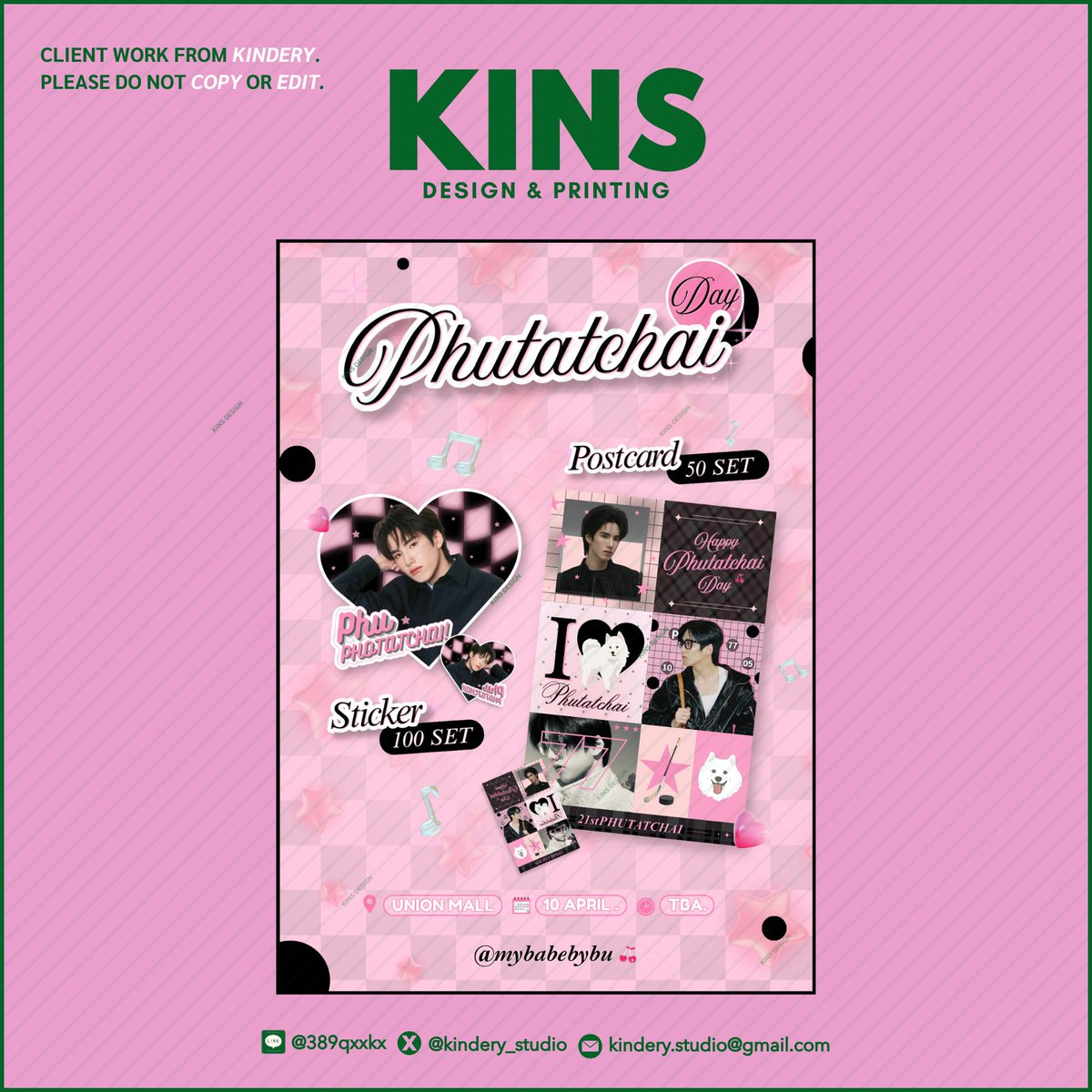 kindery_studio's tweet photo. Kin’s Design #KinderyWorks 
👩🏻‍💻รายละเอียดเพิ่มเติม: https://t.co/D5irAE1QBG
สอบถาม DM หรือ Add Line หน้าไบโอ    
#รับออกแบบgiveaway #รับออกแบบ https://t.co/dDfJoISDqc