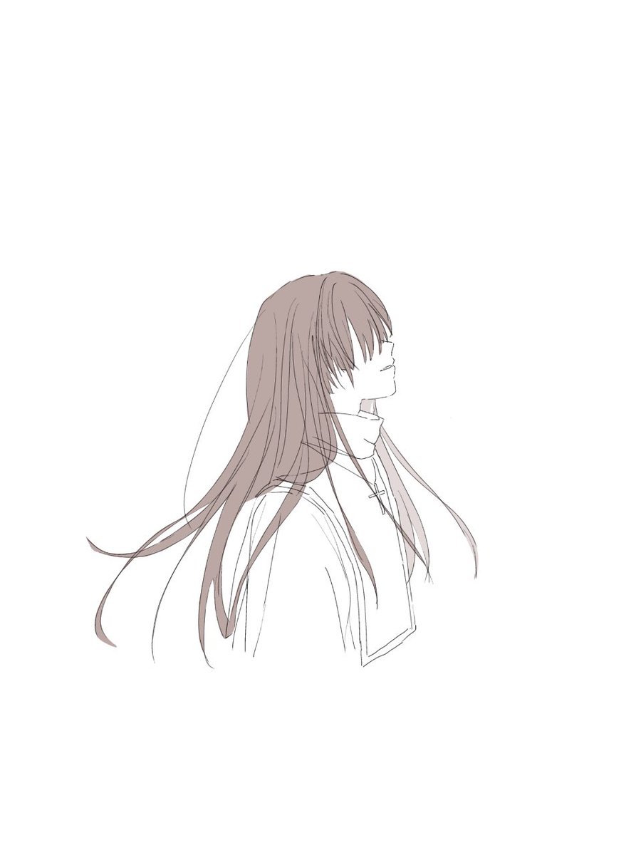 appurika's tweet photo. 疲れた気分を引きずって描いたら悲しみの✝️様、爆誕してしまった
#吾妻のアニメFA https://t.co/3f8fsoNrXd