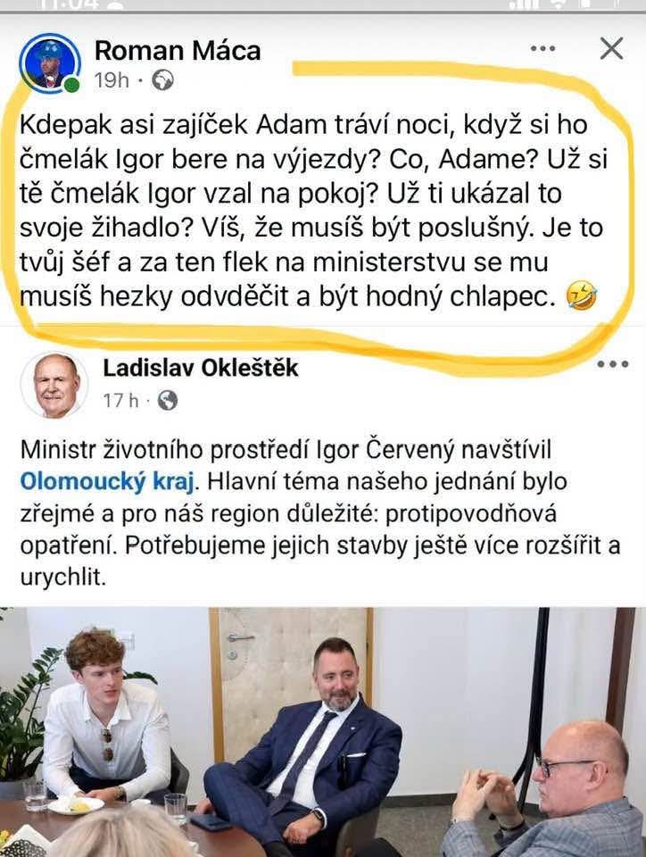 FrKub's tweet photo. Náca je totálně posedlý potenciálním intimním životem náctiletého chlapce. Copak má asi za choutky on sám? 🤷 https://t.co/qwBwIo9zCp