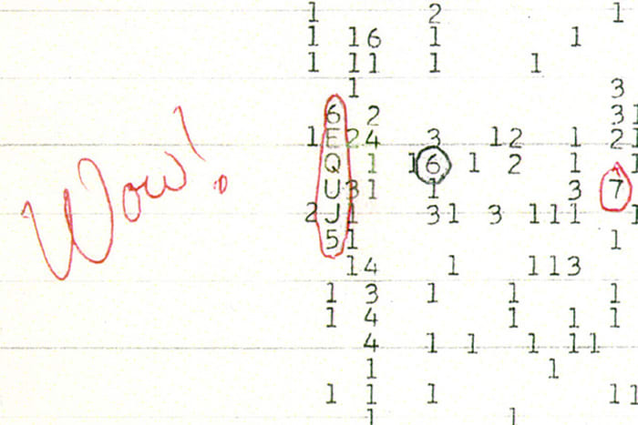 sundivan's tweet photo. // 6.7 genshin world quest

i just realized that this achievement that we get after finishing the new world quest is actually the "Wow!" signal scientists recorded back in 1977 and is still a mystery to this day as to where it come from, pretty cool detail https://t.co/YHxmhMh2cw