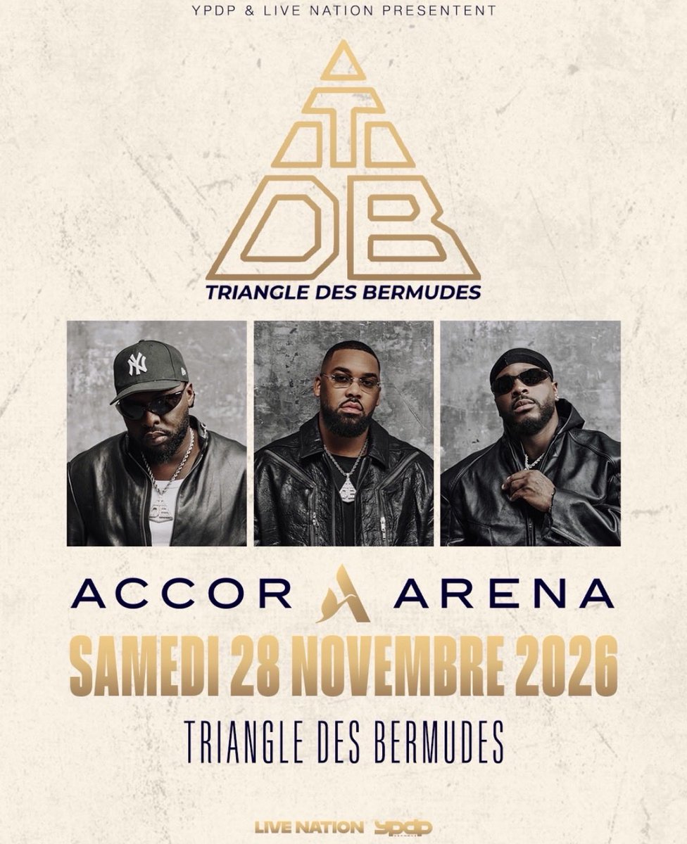 Bome_243's tweet photo. Bonjour,

- Je vend 1 place Fosse Or pour le Bercy de Triangle des Bermudes (TDB) le 28 novembre !

- Et 1 place en pelouse normale pour le Stade de France de Niska le 10 Avril 2027 !

N’hésitez à m’envoyer un message pour plus d’informations. https://t.co/f81tSkutmq