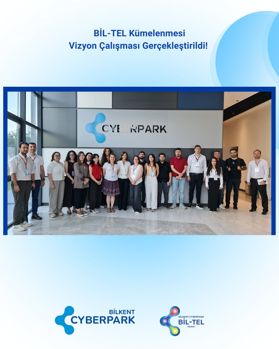 CyberparkTGB's tweet photo. BİL-TEL Kümelenmesi Vizyon Çalışması Gerçekleştirildi! 🌍

Bilkent CYBERPARK olarak, T.C. Ticaret Bakanlığı HİSER desteğiyle yürüttüğümüz BİL-TEL (Bilişim ve Telekomünikasyon) Kümelenmesi kapsamındaki Vizyon Çalışması, küme üyesi firmalarımızın katılımıyla gerçekleştirildi.

Toplantıda; firma temsilcilerimizin beklentileri, ihtiyaç analizi sürecinde yürütülen ön çalışmalar, küme alt sektörlerine ait veriler ve program kapsamında elde edilmesi hedeflenen çıktılar ele alındı. Ayrıca, kümemizin geleceğine yön verecek stratejik öncelikler değerlendirilerek ortak vizyonun oluşturulmasına yönelik görüş alışverişinde bulunuldu.

#BilkentCYBERPARK #BİLTEL #HİSER #Kümelenme #VizyonÇalışması #İhracat #Uluslararasılaşma #TicaretBakanlığı
