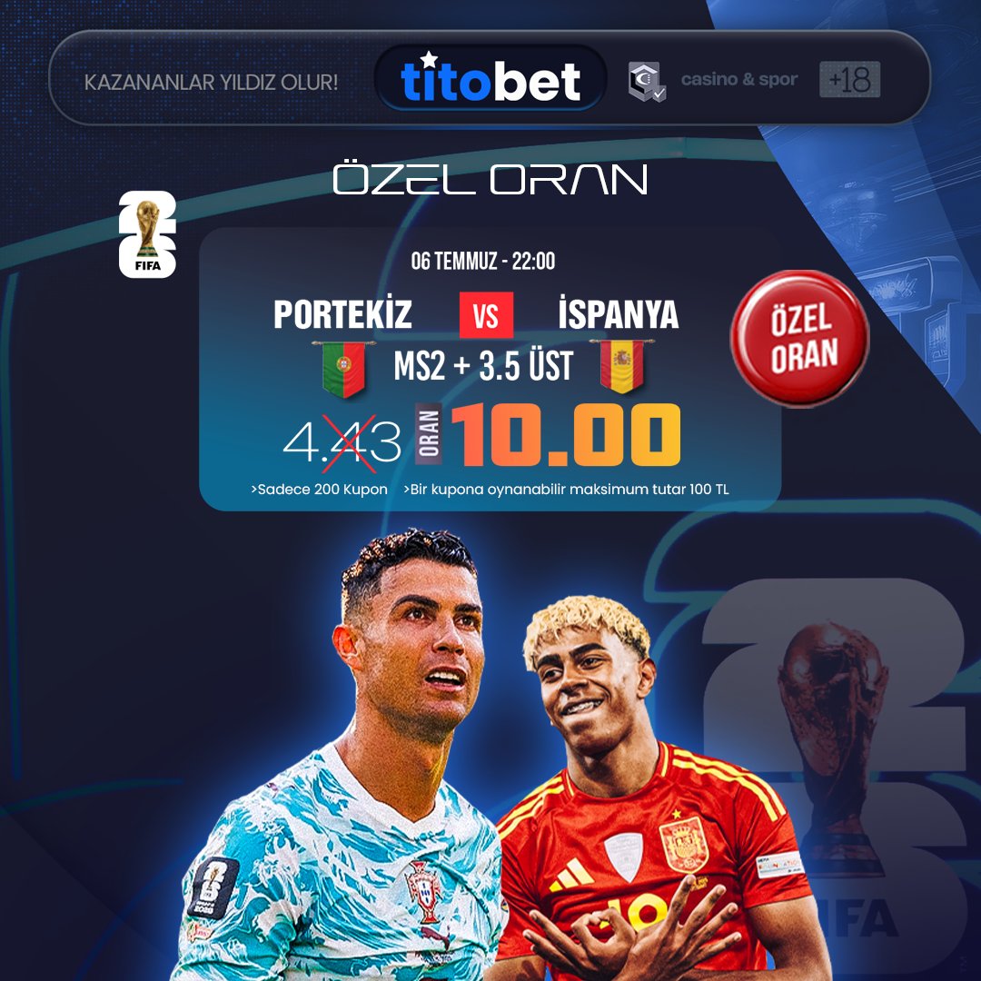 titobetsosyal's tweet photo. Pazartesi sendromu❌
Özel Oran👌
Titobet Güncel Giriş: https://t.co/bwvGoosZeg

Portekiz 🆚 İspanya
MS2+3.5 Üst için 10 Oran! https://t.co/F2mpCOjZBs
