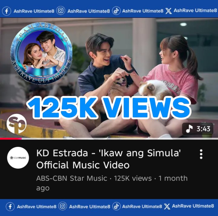 hannabalaguer's tweet photo. For Our Beloved AshRave please everyone keep Streams “IKAW ANG SIMULA BY KDESTRADA” on YouTube po thank you.😊
#AshRave
#IkawAngSimula
#KeepStreams
#kdestrada
#ashraveultimate8 https://t.co/EfJCteYeX8