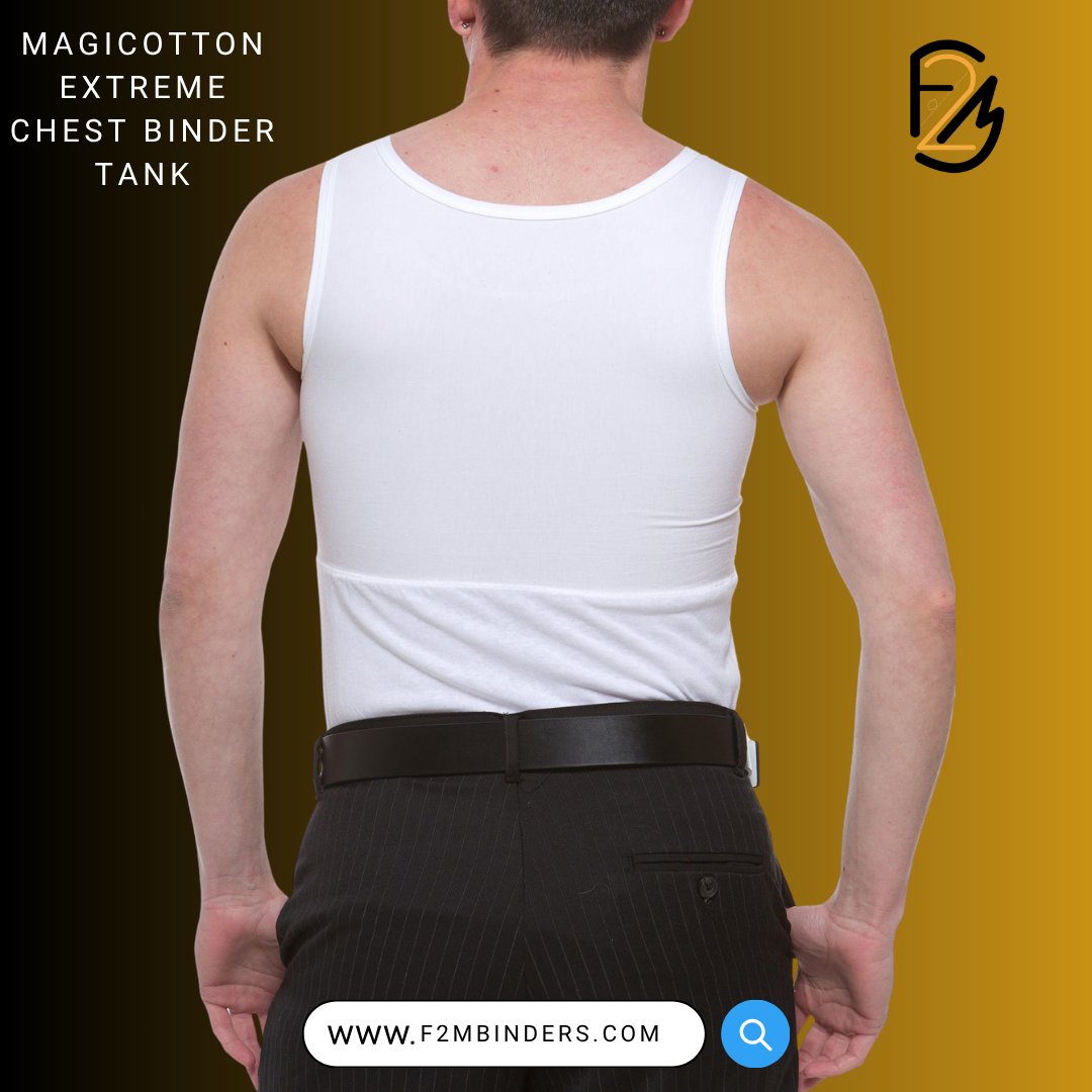 UnderworksFTM's tweet photo. Experience focused chest compression with the Magicotton Extreme Chest Binder Tank. Soft Magicotton fabric and a relaxed midsection make it ideal for daily wear. https://t.co/YdR4zbjZ1x #ChestCompression #FTMBinder #TransMasc #CompressionWear #Magicotton https://t.co/j85qyvKoOA
