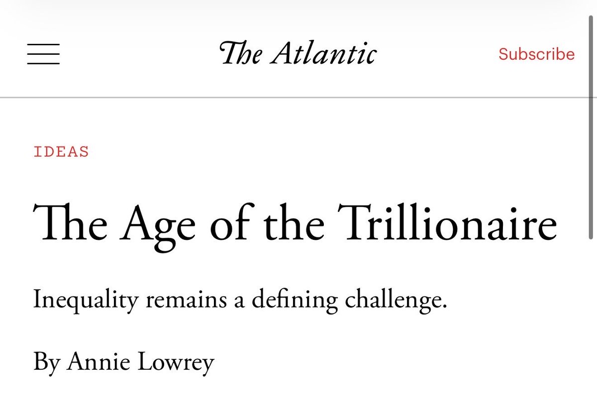KatieMiller's tweet photo. Published in The Atlantic owned by Laurene Powell Jobs with a net worth of $15 billion. https://t.co/47JK78bwdj