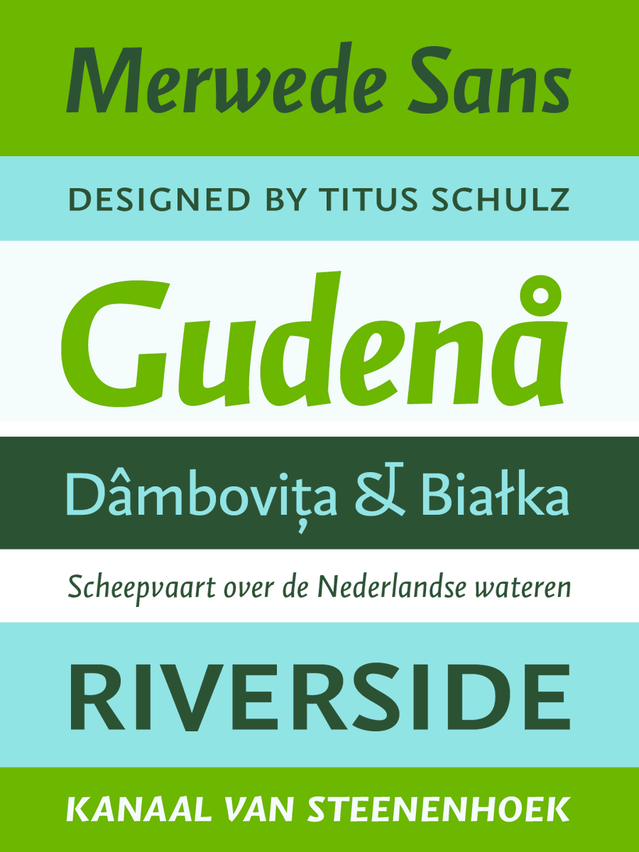 boldmonday's tweet photo. New Release — Merwede Sans!

A humanist sans by Titus Schulz, crafted for elegant book typography. Designed to pair with Merwede or stand on its own. Get 30% off all font styles until 3 August 2026.

https://t.co/6ibVnnAM55 https://t.co/gusnHLzjJy