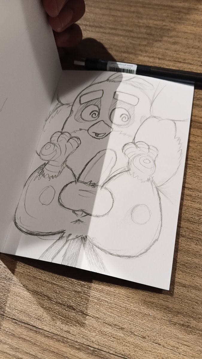 Greywolfie24's tweet photo. Went to furcon again this year. A bit of doodle of my beloved 💕💕 https://t.co/Ht44sY8GoZ