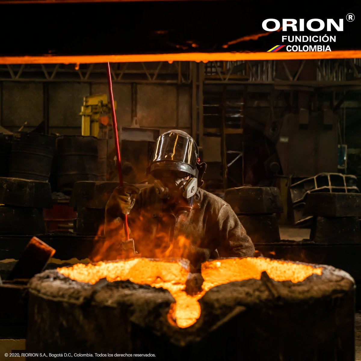 RIORION_SA's tweet photo. En ORION® CRUSHING EQUIPMENT COLOMBIA 

Fabricamos piezas fundidas con altos estándares de calidad, precisión y resistencia, adaptándonos a los requerimientos de cada proyecto.

#Fundición #Industria #Metalurgia #Manufactura #Ingeniería #Orioncrushing https://t.co/fquCxuHlvj