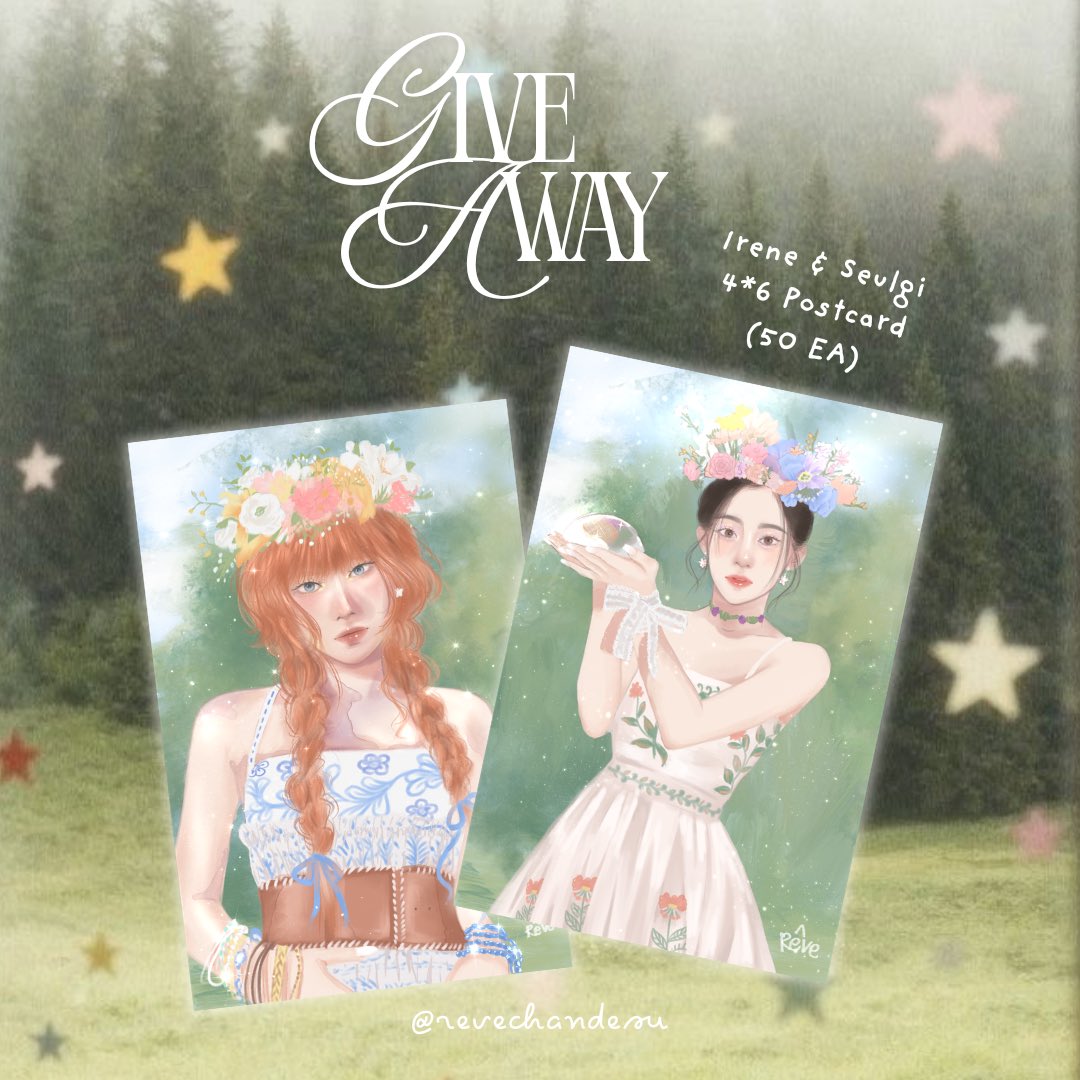 revechandesu's tweet photo. * pls kindly retweet •͈ ᴗ •͈
⠀
 ⠀⠀⠀𓈒 giveaway #IRENE_IWILL_in_BKK 𓈒
⠀
♡ 𝒑𝒐𝒔𝒕𝒄𝒂𝒓𝒅 𝑰𝒓𝒆𝒏𝒆 &amp; 𝑺𝒆𝒖𝒍𝒈𝒊 50 𝒆𝒂
♡ 𝒐𝒏𝒍𝒚 rt &amp; show this tweet !

for exchange pls dm ☁️🐇
#IRENEinBKK #아이린 #REDVELVET https://t.co/Lp39Kg9SLl