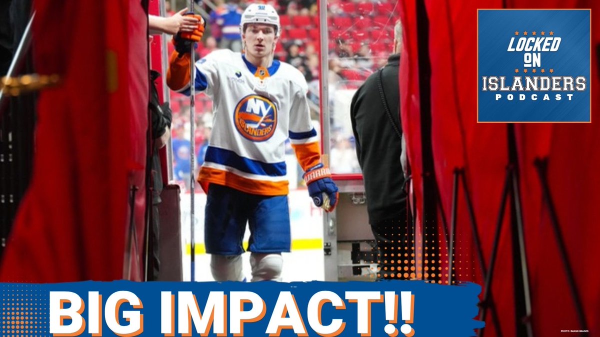 LockedOnIsles's tweet photo. Today we discuss the impact the record setting offer sheet by the Flyers on Leo Carlsson will have on the #Isles, Matthew Schaefer and the #NHL. Plus Rocky Thompson to coach the PP and where Isaiah George fits in the lineup. https://t.co/mzqdV4ZJ4L https://t.co/0PMlVebNv2