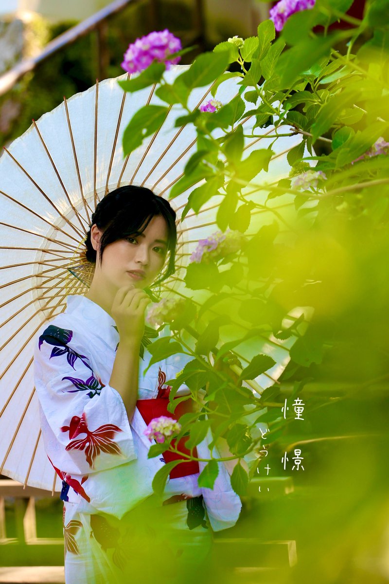 1965_sora's tweet photo. 憧憬（どうけい)
model:桜木なぎさん　@kyoto_nagi 
#ポートレート  #浴衣 https://t.co/91DaJy3bMx